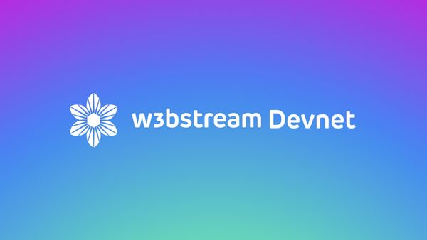 W3bstream Devnet Release