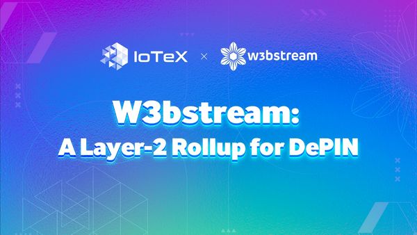 W3bstream: A Layer-2 Rollup for DePIN